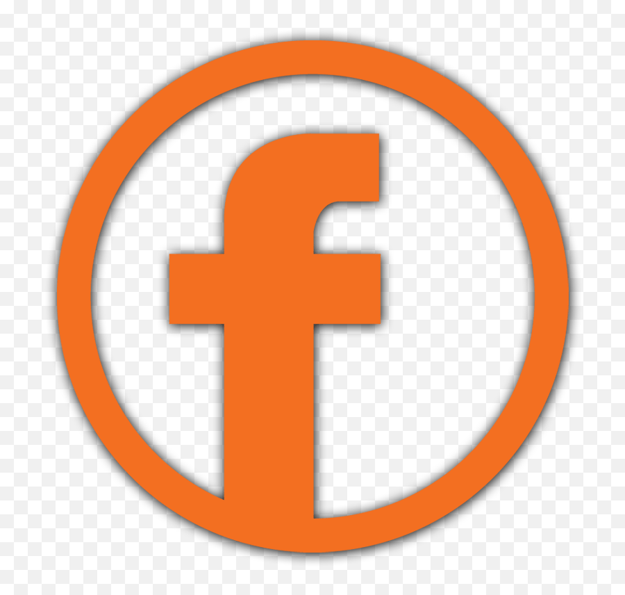 Orange Facebook Logo - Logodix Emoji,Facebook F Emoticon