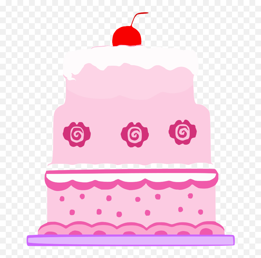 Pink Cake Png Svg Clip Art For Web - Download Clip Art Png Emoji,Buttercream Emoji