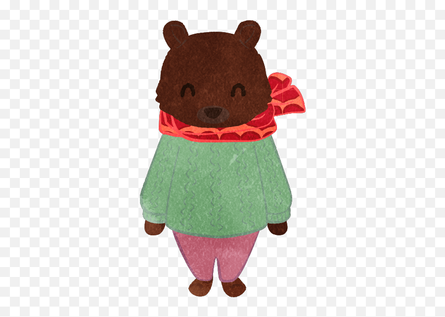 Animals Wearing A Sweater - Cute2u A Free Cute Illustration Emoji,Stuffed Pig Emoji