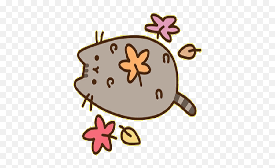 Pusheen Fall Sticker - Pusheen Fall Leaves Discover Emoji,What Do The Different Pusheen Emoticons Mean