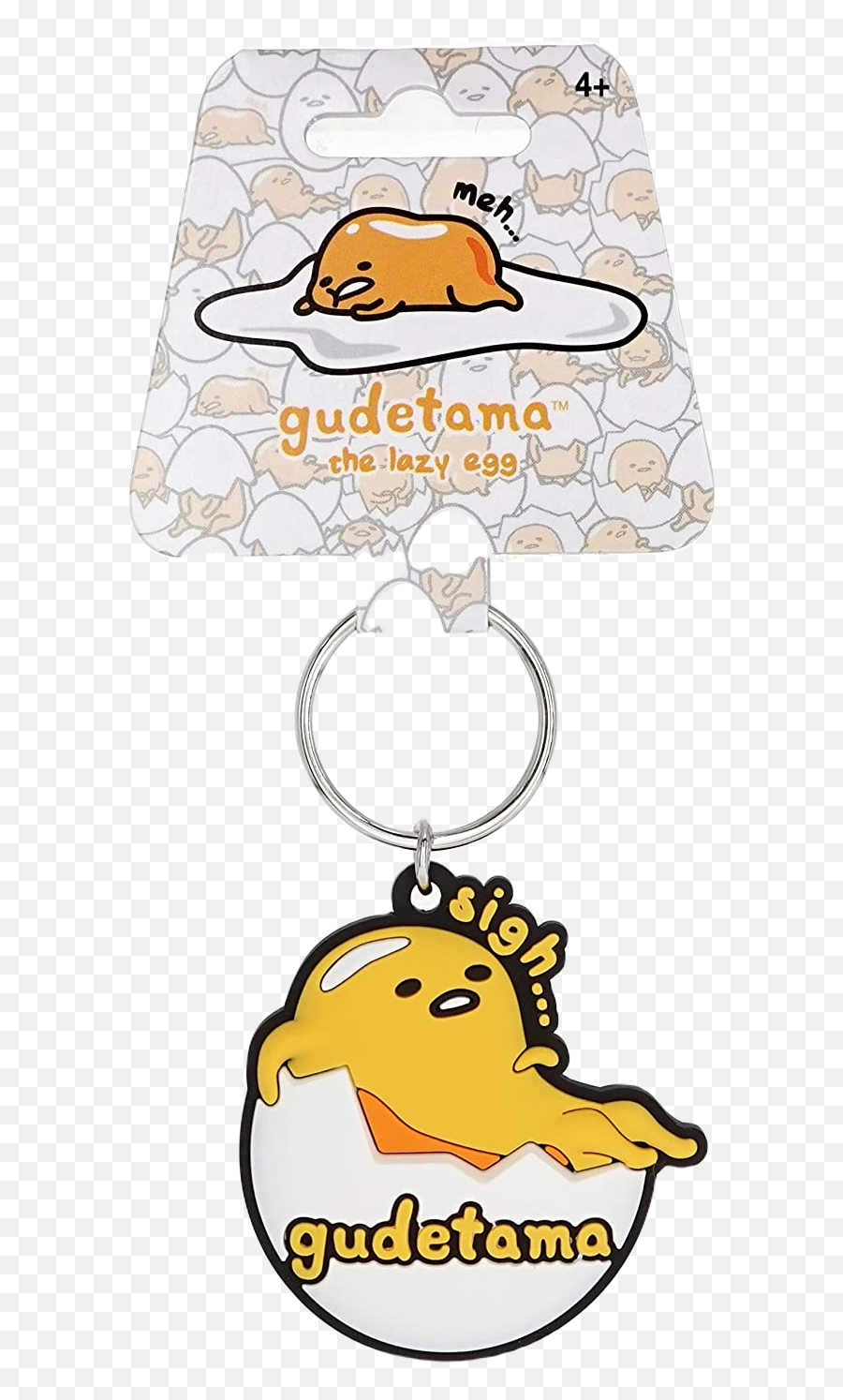 Sanrio Gudetama Soft Touch Pvc Key Ring Emoji,Green Lantern Ring Emoticon