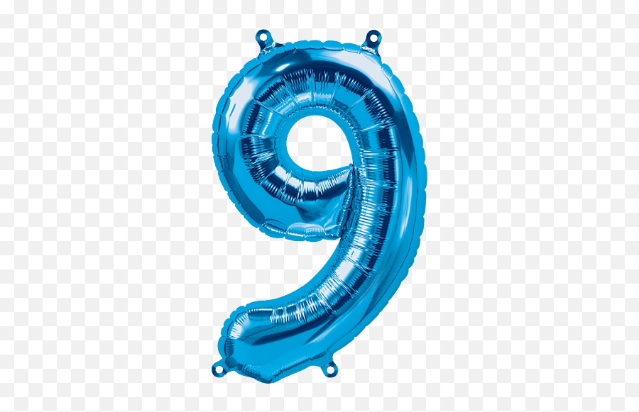 Blue Number 9 Nine 16 Balloon Emoji,Navy Seal Emoji