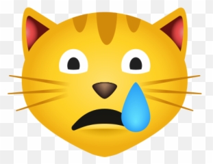 Crying Cat Icon - Happy Emoji,Screaming Cat Emoji