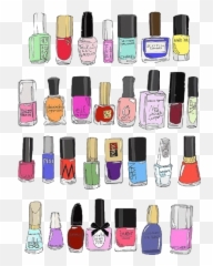 Tumblr Transparent - Nail Polish Illustration Emoji,Nail Emoji Shirt