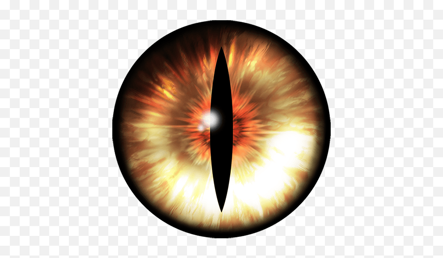 Eye Sauron Lordoftherings Sticker - Cat Eye Lens Png Emoji,Eye Of Sauron Emoji