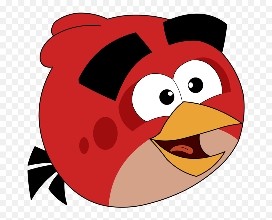 Download Hd Angry Birds Red Png - Angry Birds Red Png Emoji,Angry Bird Emoji