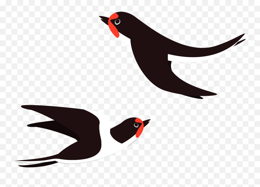 Swallows Flying Clipart - Swallows Clipart Emoji,Swallow Emoji