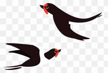 Swallows Flying Clipart - Swallows Clipart Emoji,Swallow Emoji