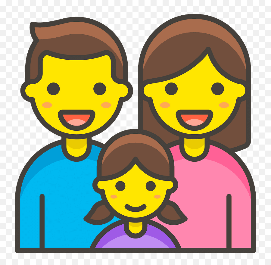 Family Man Woman Girl Emoji - Emoji Familia Png,Black Woman Emoji