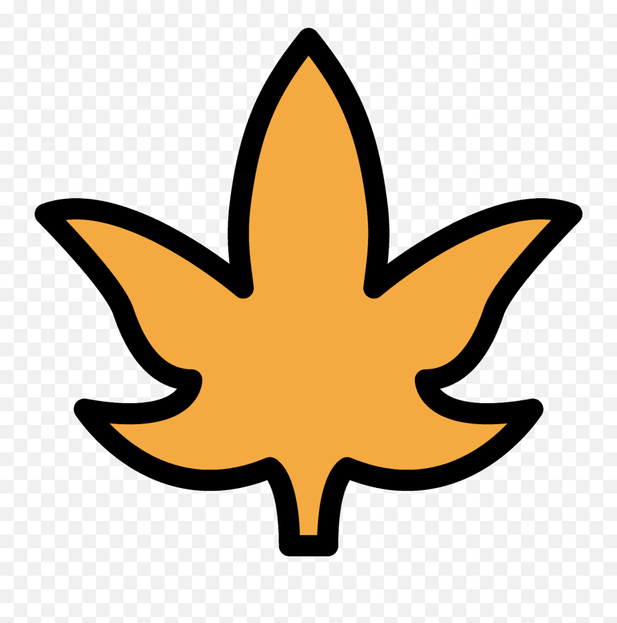 Maple Leaf Emoji Clipart - Clip Art,Maple Leaf Emoji Png