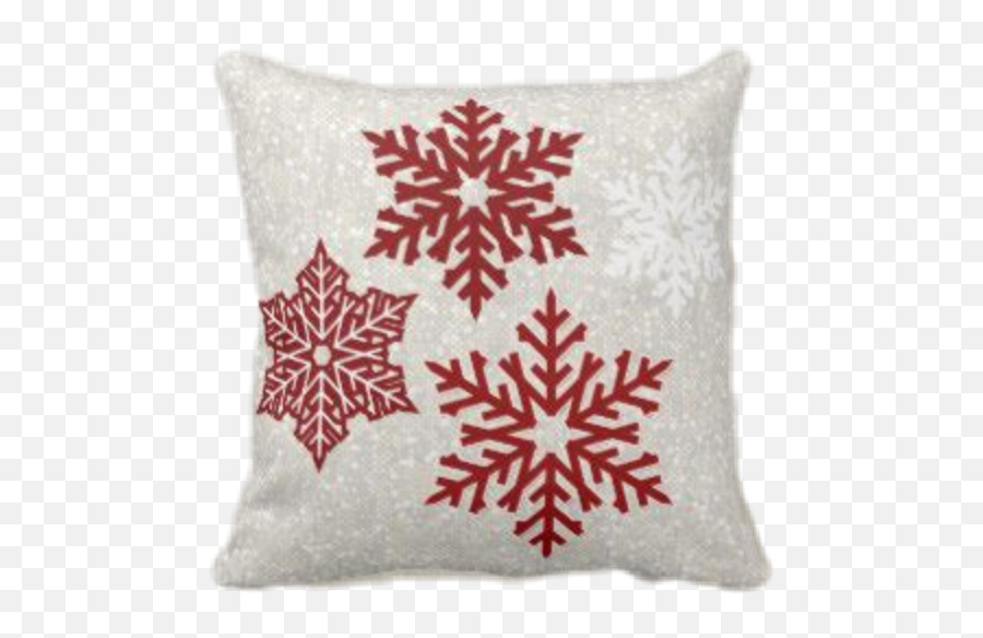 Christmas Pillow Snowflakes Sticker - Winter Pillow Case Design Emoji,Christmas Emoji Pillow