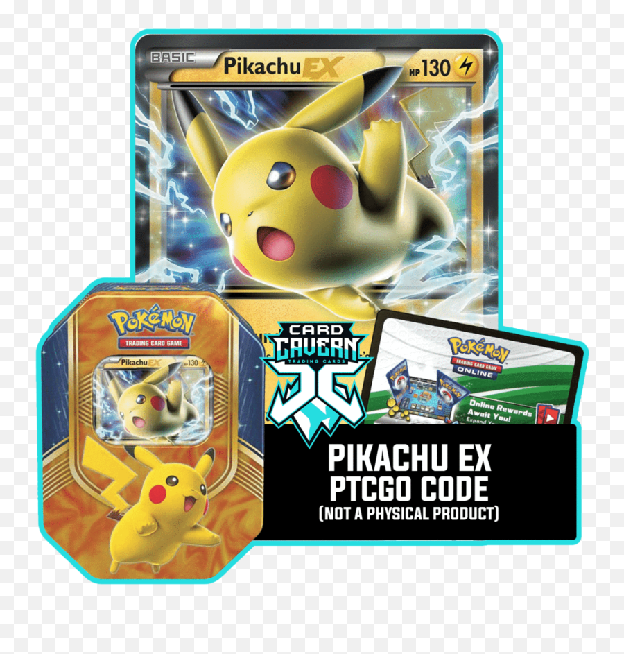 Battle Heart Tin Pikachu Ex - Thunderu0027s Crash Deck Ptcgo Code Carta Pokemon Pikachu Ex Emoji,Pikachu Thunder Emotion