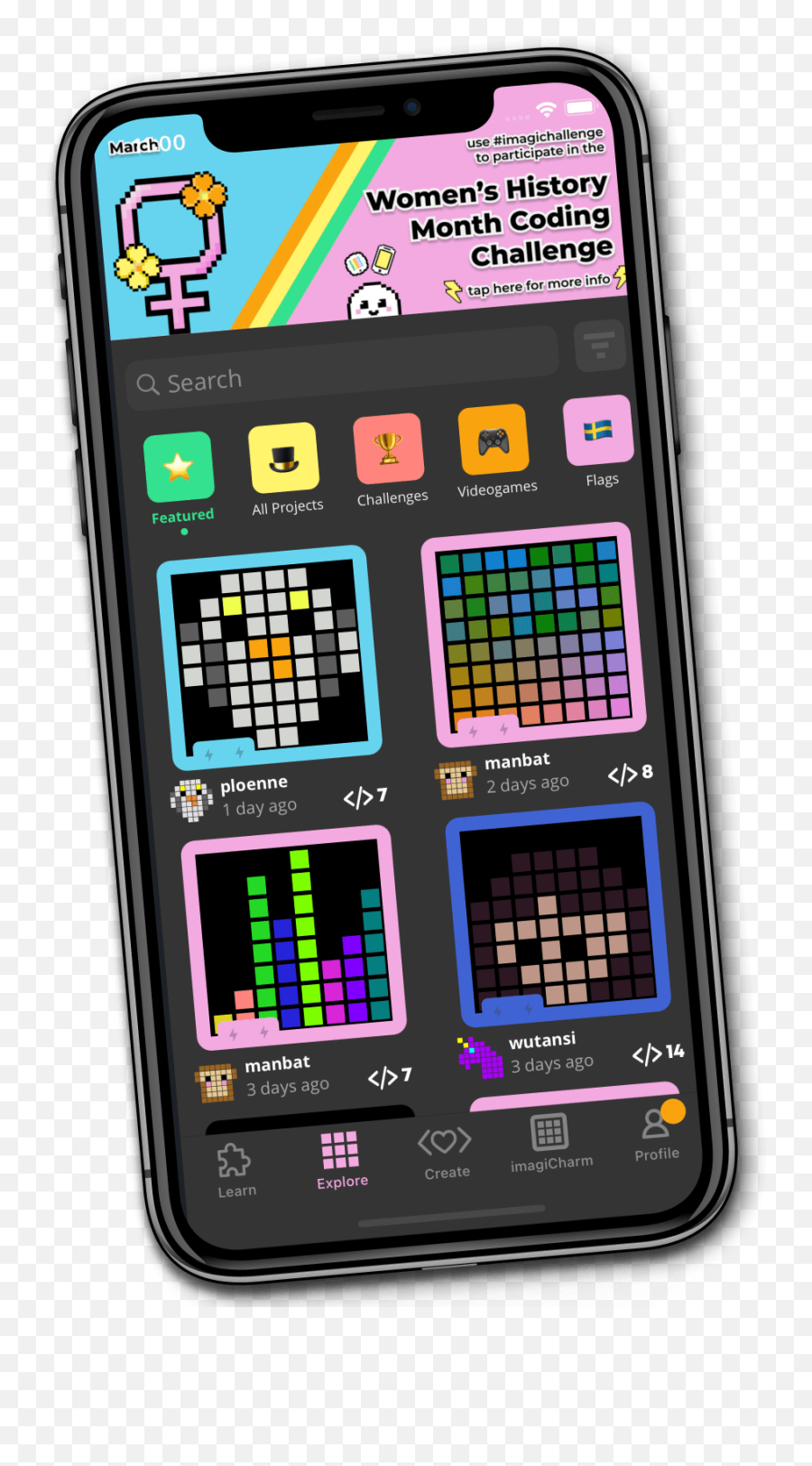 Imagilabs - Learn To Code On Your Phone And Create Your Own Dot Emoji,Iphone 6 Make Emojis Verbalize When Phone Rings