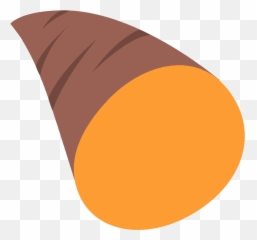 Roasted Sweet Potato Emoji Clipart - Sweet Potato Emoji Png,Sweets Emoji