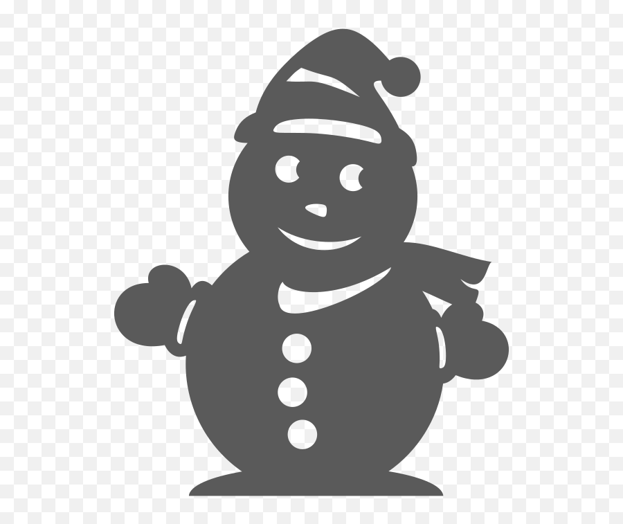 Snowman Silhouette Free Svg File - Svgheartcom Snowman Silhouette Emoji,Snowmen Emojis Png