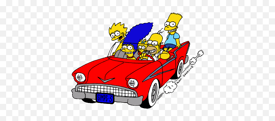 Homer Simpson Quotes On Religion - Simpson Family In Car Emoji,Emoticons Homer Simpson Doh