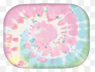 Swirl Tie Dye Compact Earbuds - Dot Emoji,Emoji Earbud Case