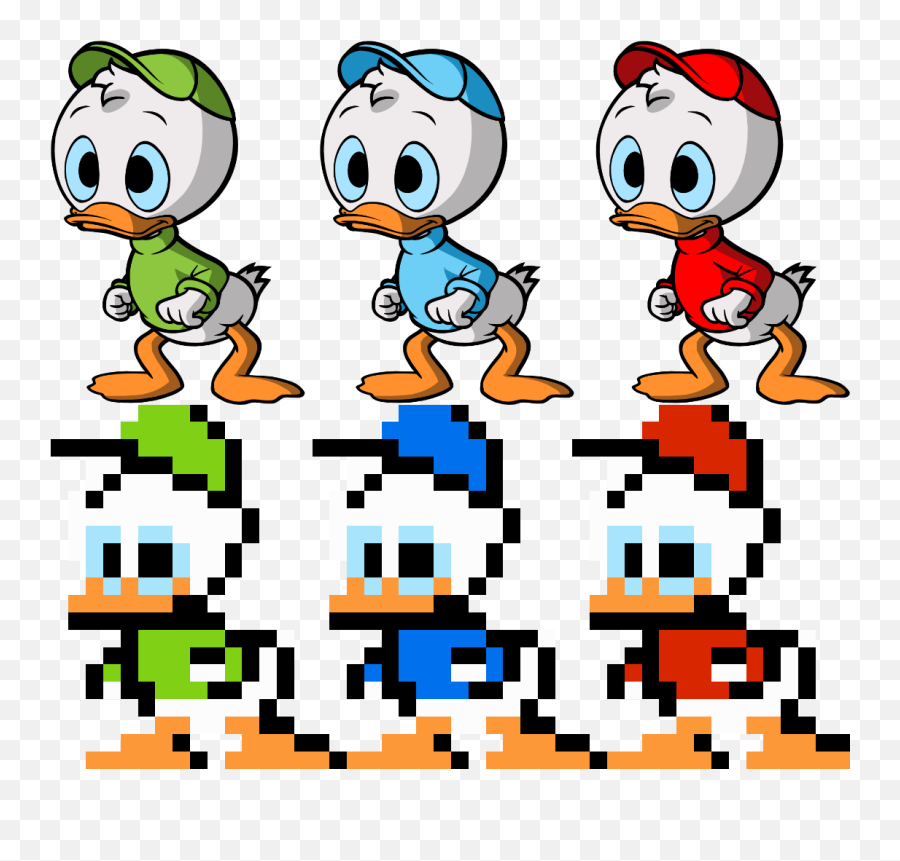 Then - Ducktales Remastered Huey Dewey And Louie Emoji,Is Scrooge Mcduck A Red Emoji