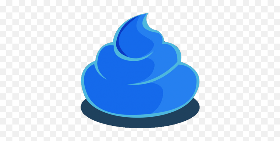 Blue Poop Emoji Png Transparent Images - Language,What Does The Turd Emoji Mean