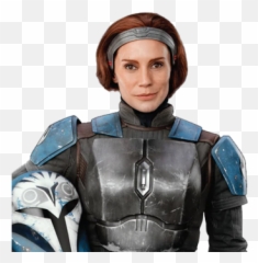 Bo - Bo Katan Mandalorian Costume Emoji,Cosplay Led Eyes That Track Emotion