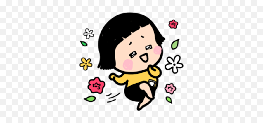 Mimi - Little Girl By Van Khanh Nguyen Emoji,Young Girl Emoji Iphone