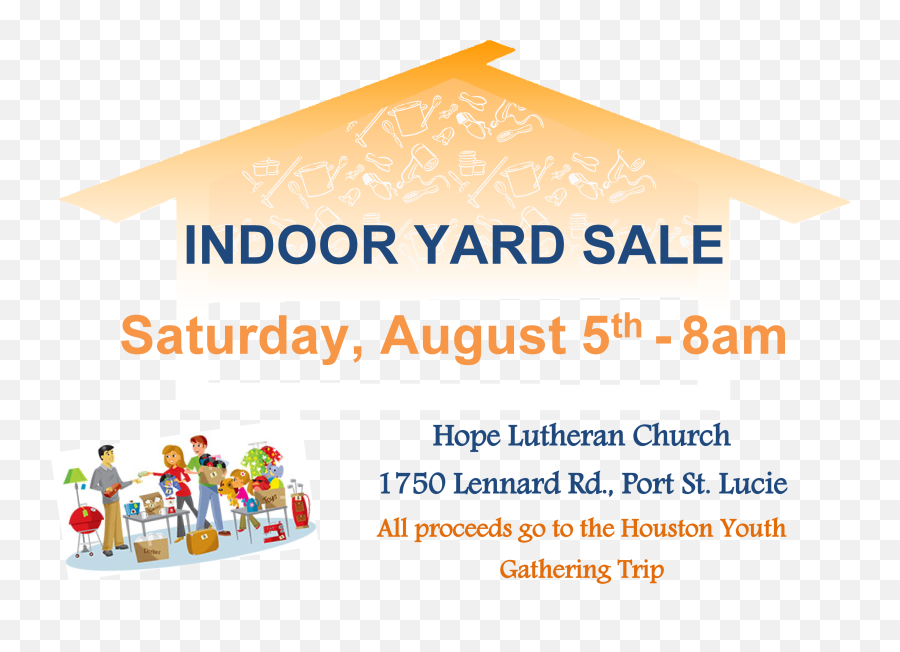 Indoor Yard Sale Hope Lutheran Church Emoji,Ib Tok Emotion Words