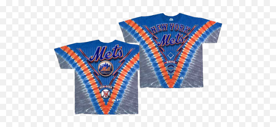 Ny Mets Tie Dye Menu0027s T - Shirt Emoji,Ny Mets Emoticons