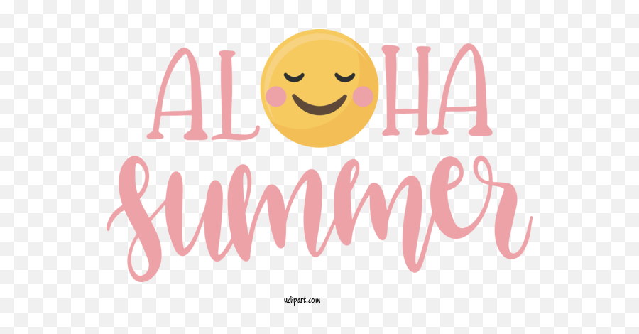Nature Smiley Logo Emoticon For Summer - Summer Clipart Emoji,Summer Emoticons.