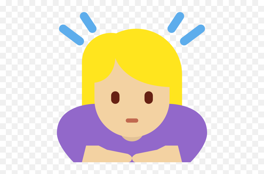 U200d Woman Bowing Medium - Light Skin Tone Emoji,Emoji Meanings