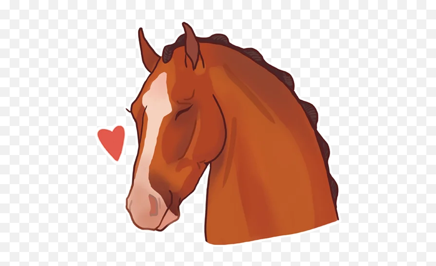Telegram Sticker From Horse Force Pack Emoji,Horse Face Emoji