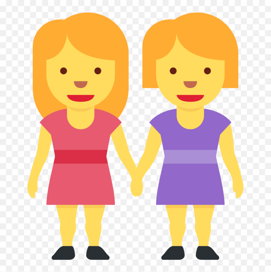 Women Holding Hands Emoji,Twemoji Party