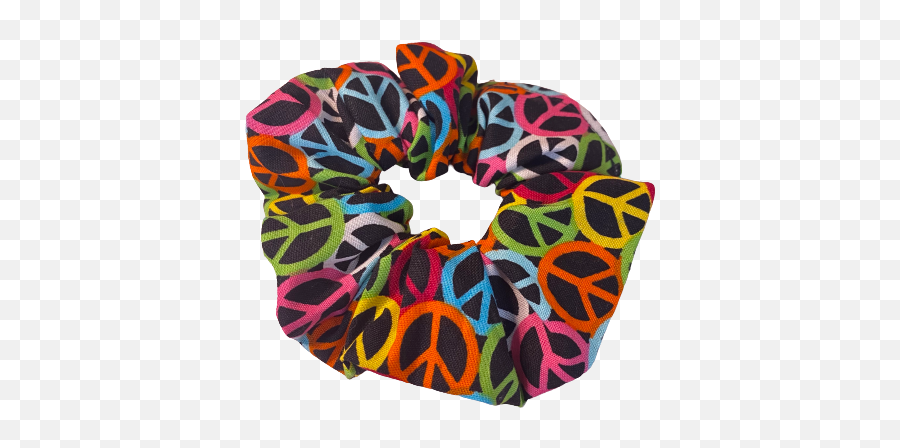 1 Peaceful Mind Grateful Heart Scrunchie Hair Tie Emoji,Emoji For Grateful Heart