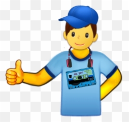 Emojiboy Emoji Sticker By Dubrootsgirl74,Mald Emoji