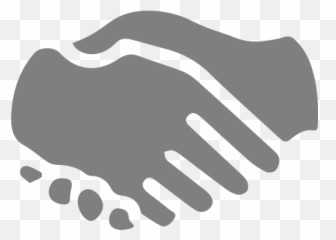 Gray Handshake 2 Icon - Black Hand Shake Icon Png Emoji,Handshake Emoticon