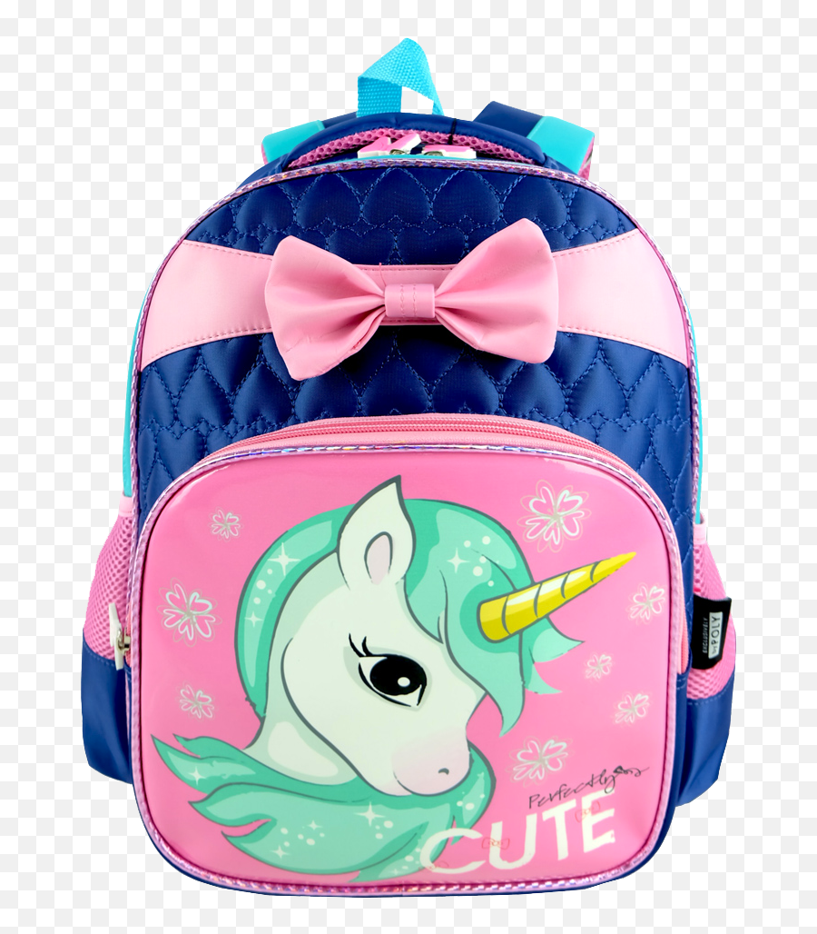 School Bag - Unicorn Emoji,Emoji Book Bags