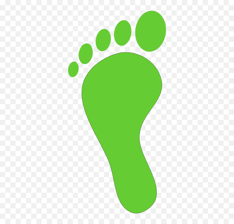 Download Free Png Green Foot Print - Dlpngcom Free Clipart Feet Emoji,Emoji Foot File