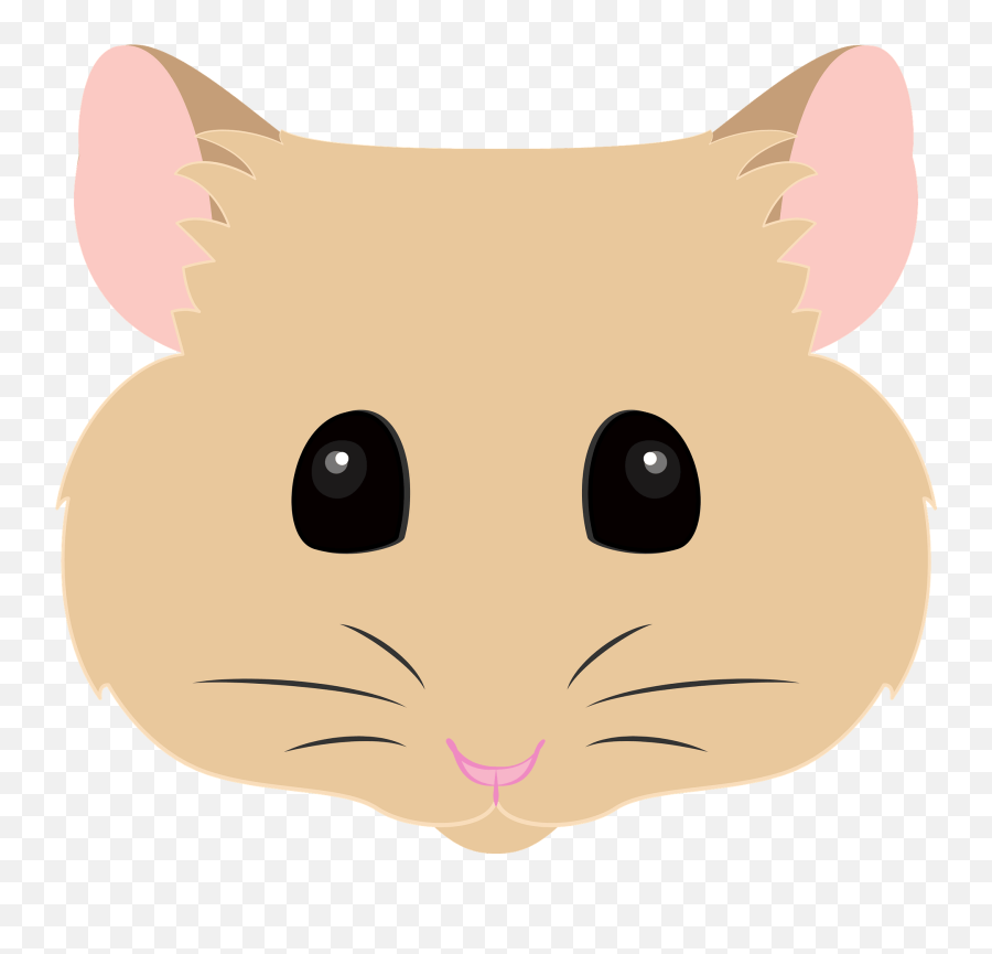 Hamster Face Clipart - Soft Emoji,Hamster Emoji