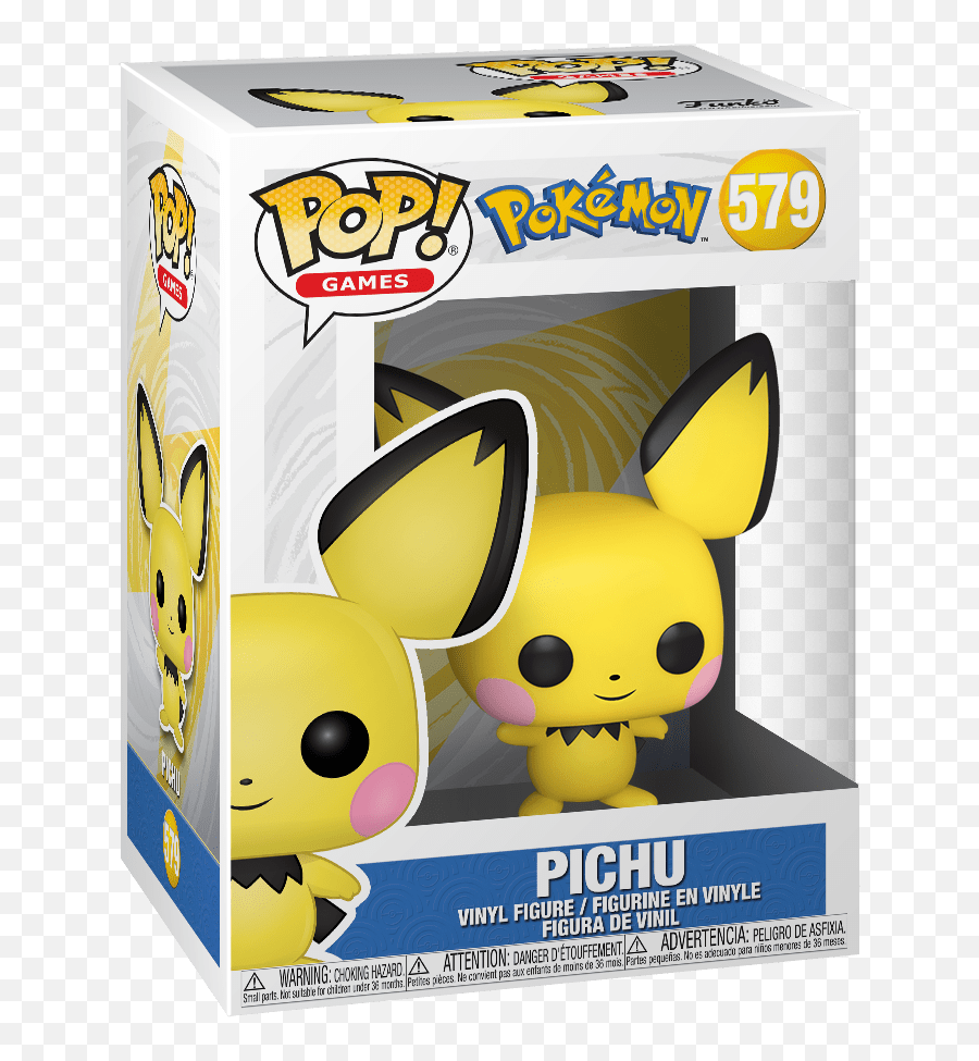 Funko Pop Games Pokemon S2 - Pichu Emoji,Saltine Cracker Emoji