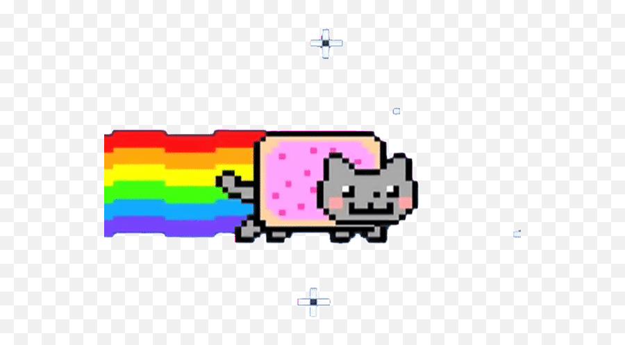Many Pngs - Nyan Cat Wallpaper Gif Emoji,Cursed Emoji Gif
