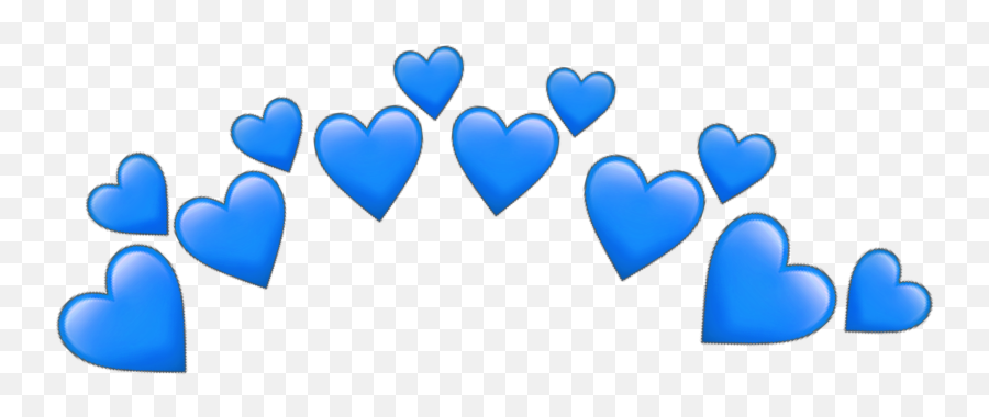 Blue Azul Heart Emoji Sticker By Kamilly Arantes - Green Hearts,Corazon Azul Emoji