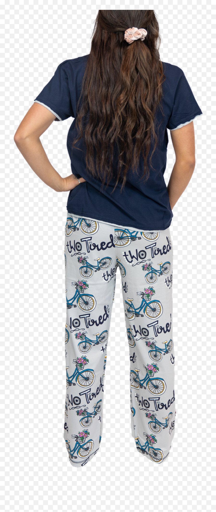 Two Tired Ladies Pajamas - For Women Emoji,Soft Pj Pants Emojis