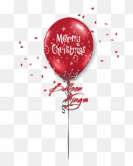 11in Latex Merry Christmas Ornaments - 11 In Double Hearts Red Balloons Kings Emoji,3 Red Balloons Emoji