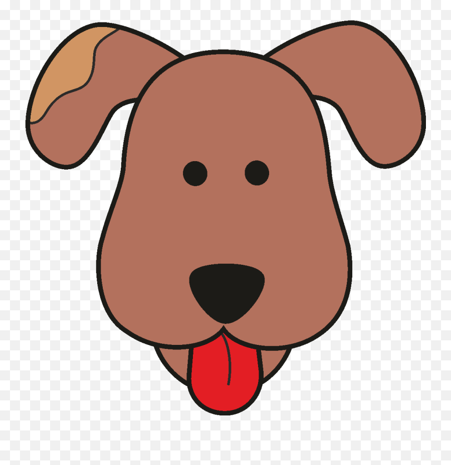 Perrito Titeres - Cara De Perros Para Dibujar Clipart Full Drawing Emoji,Caritas De Emojis Caca Almohadas