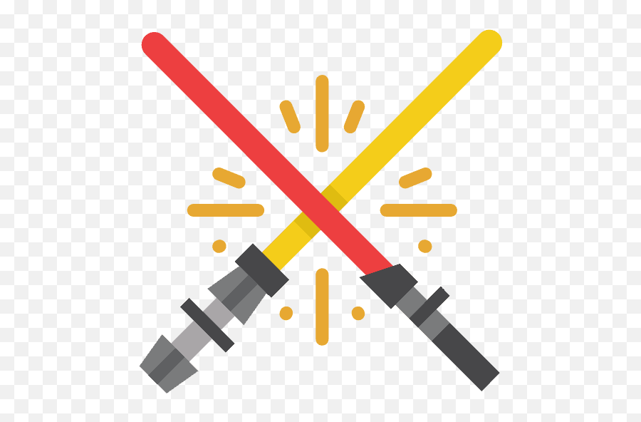 Orange Lightsaber Meaning Jedi Yaddle Plo Koon Who Wield Them - Lightsaber Icon Flat Emoji,Emotions Of A Stormtroopers