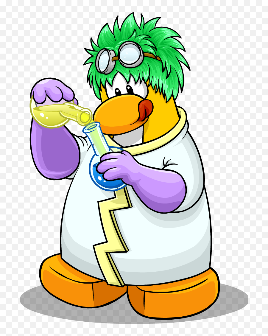 Rad Scientist - Penguin Science Clip Art Emoji,Bwa Emoji Images