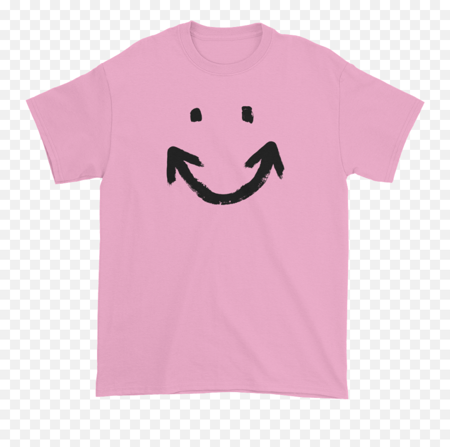 T - Shirt With Arrow Smile Short Sleeve Emoji,Arrow Going Up Emoticon