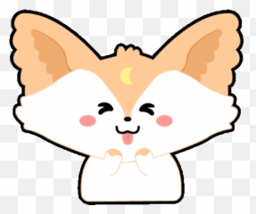 Fox Cute Sticker - Happy Emoji,Red Fox Emotion