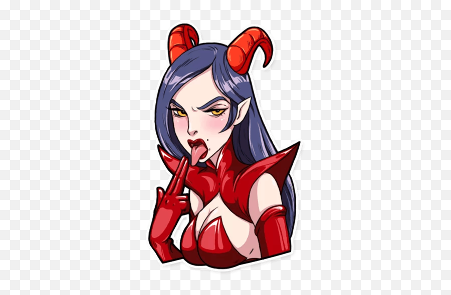 Pin - Miss Devil Stickers Puke Emoji,Alice Madness Returns Emojis