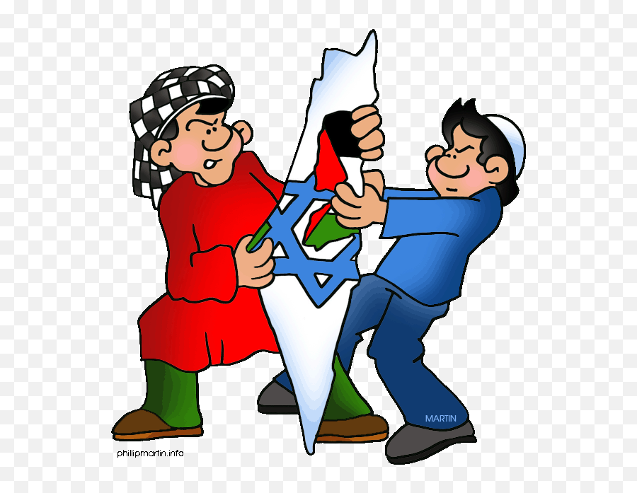 Arab Israeli Conflict - Clip Art Library Israel And Arab Conflicts Emoji,Palestinian Flag Emoji