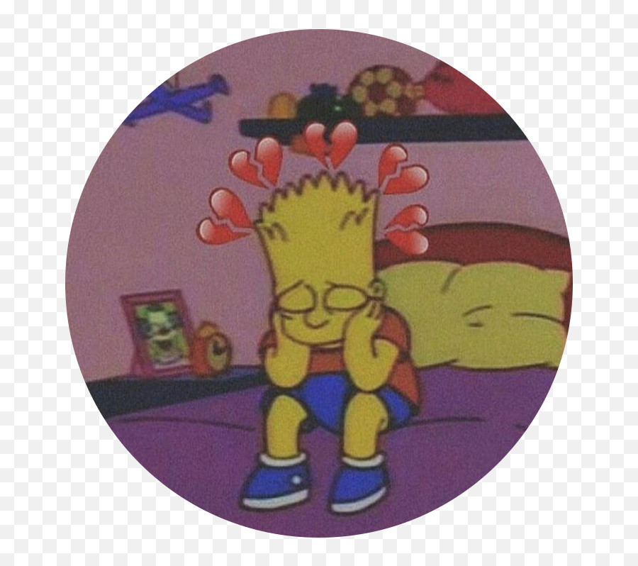 Aesthetic Simpsons Edits - Aesthetic The Simpsons Depressed Emoji,Lisa Simpson Emojis